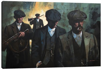 Peaky Blinders Canvas Art Print - Craig Campbell