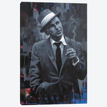 Frank Sinatra - Come Fly With Me Canvas Print #CGC28} by Craig Campbell Canvas Art Print