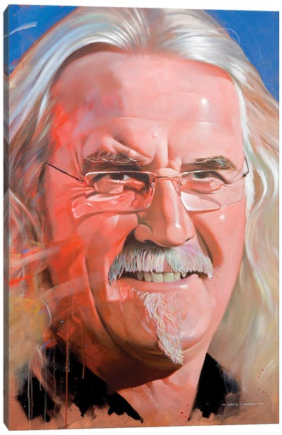 Billy Connolly Canvas Art Print - Craig Campbell