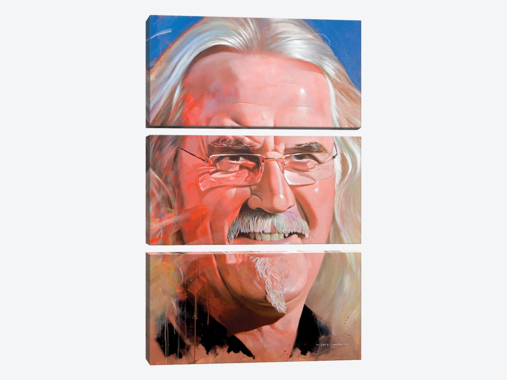 Billy Connolly by Craig Campbell 3-piece Canvas Wall Art