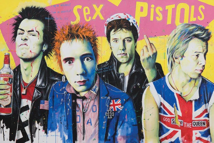 Sex Pistols by Craig Campbell wall art