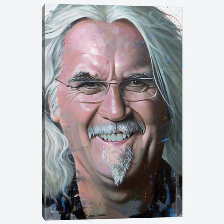 Sir Billy Connolly - The Big Yin Canvas Print #CGC30} by Craig Campbell Canvas Art