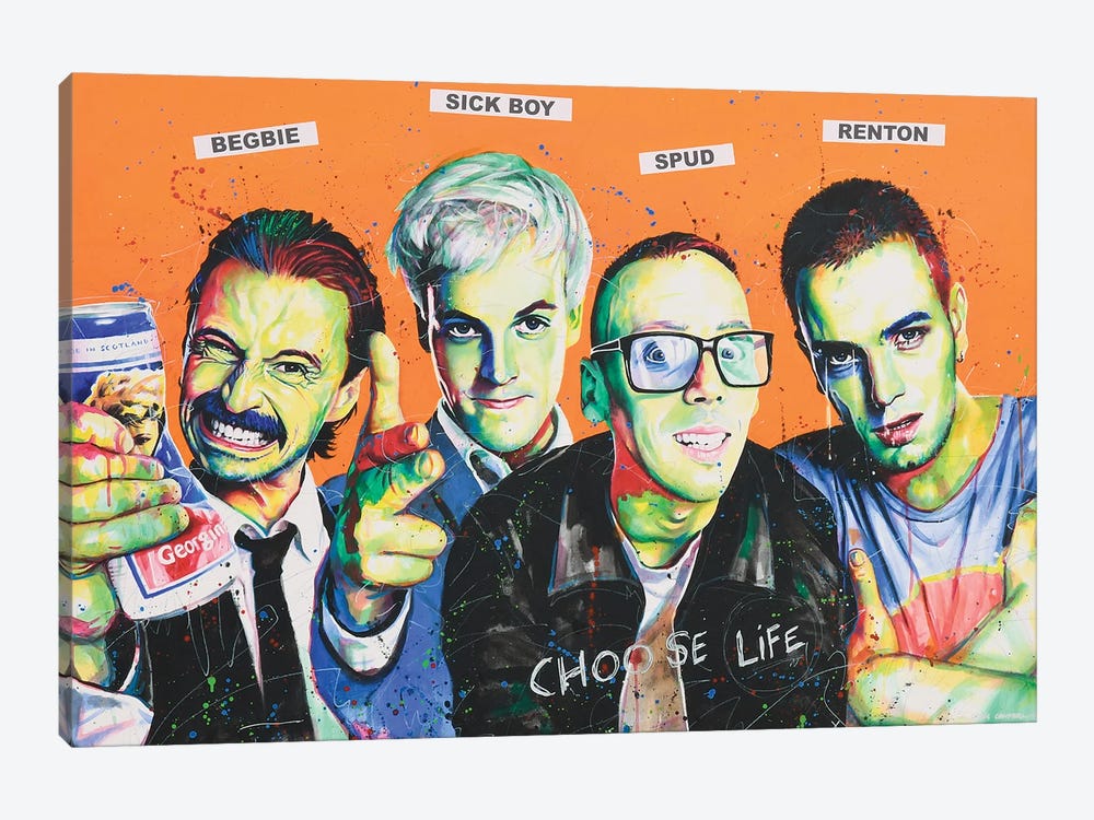 Trainspotting by Craig Campbell 1-piece Canvas Art Print