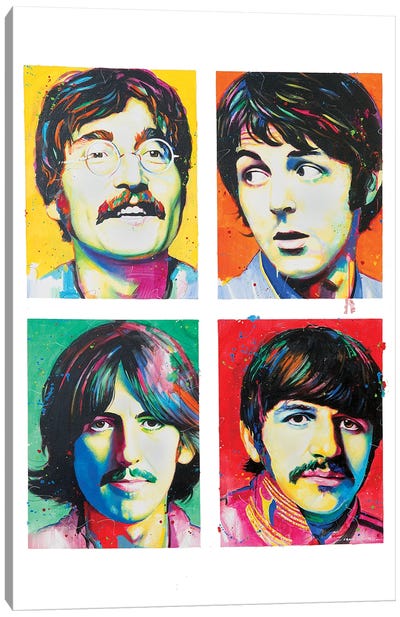 The Beatles Canvas Art Print - John Lennon