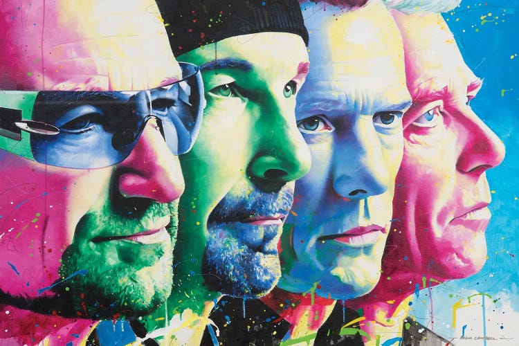 U2 by Craig Campbell wall art