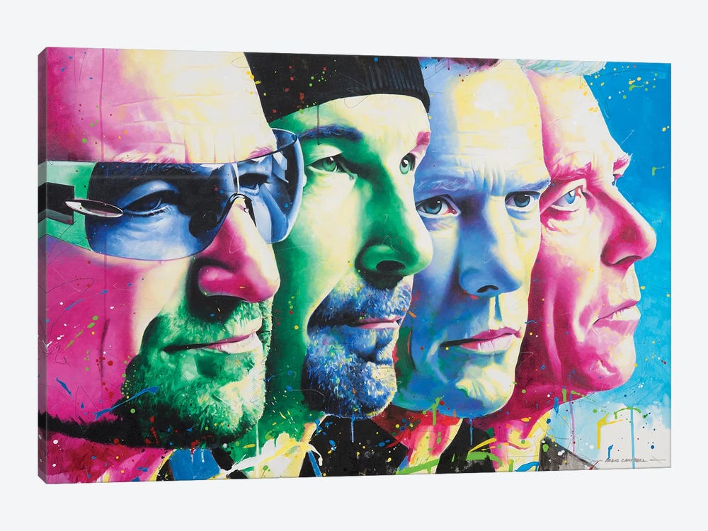 U2 by Craig Campbell 1-piece Art Print