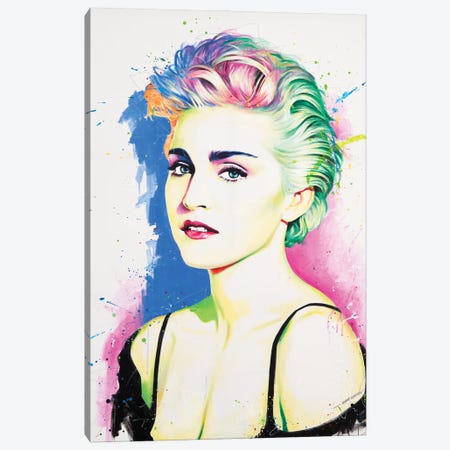 Madonna - True Blue Canvas Print #CGC40} by Craig Campbell Canvas Print