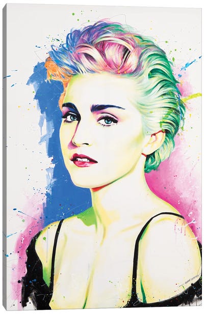 Madonna - True Blue Canvas Art Print - Craig Campbell