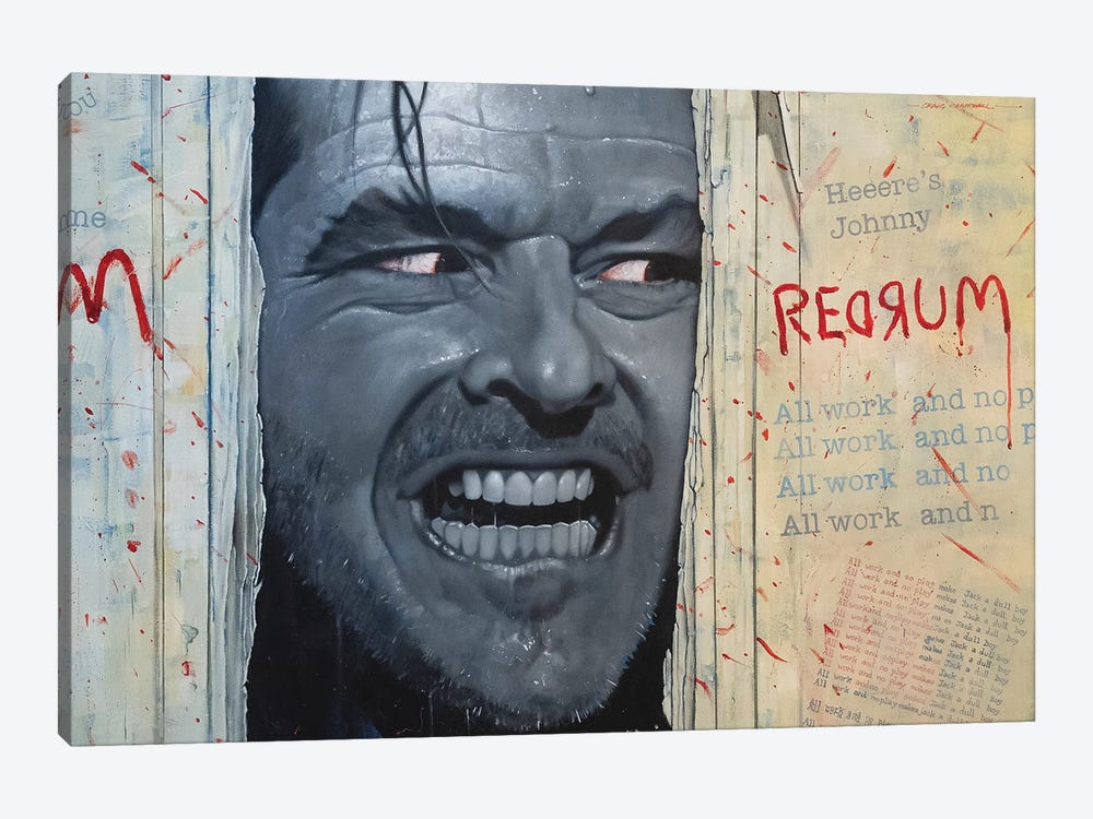 Jack Nicholson by Craig Campbell 1-piece Art Print