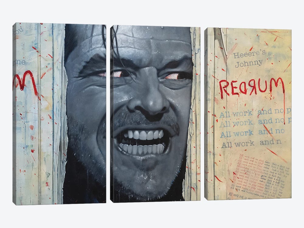 Jack Nicholson by Craig Campbell 3-piece Art Print