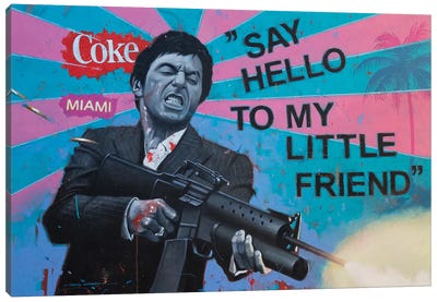 Scarface - Al Pacino Canvas Art Print - Tony Montana