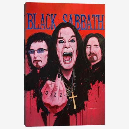 Black Sabbath Canvas Print #CGC4} by Craig Campbell Canvas Art