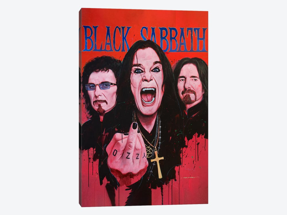 Black Sabbath by Craig Campbell 1-piece Canvas Print