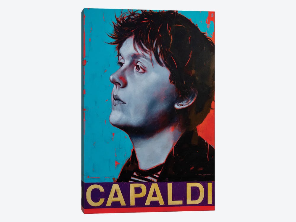 Lewis Capaldi by Craig Campbell 1-piece Canvas Wall Art