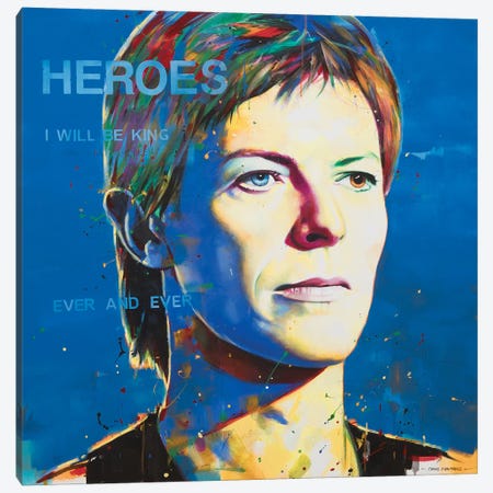 David Bowie - Heroes Canvas Print #CGC7} by Craig Campbell Canvas Artwork
