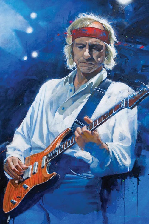Mark Knopfler - Dire Straits by Craig Campbell wall art