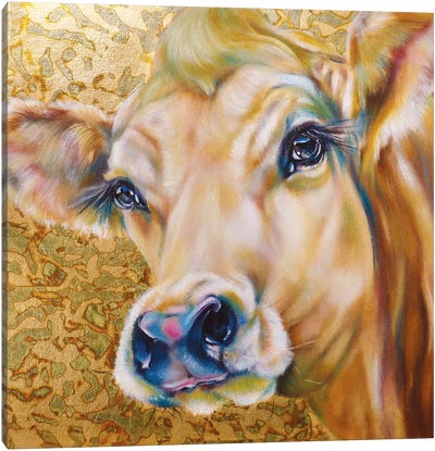 Camo Cow3 Canvas Art Print - Carol Gillan