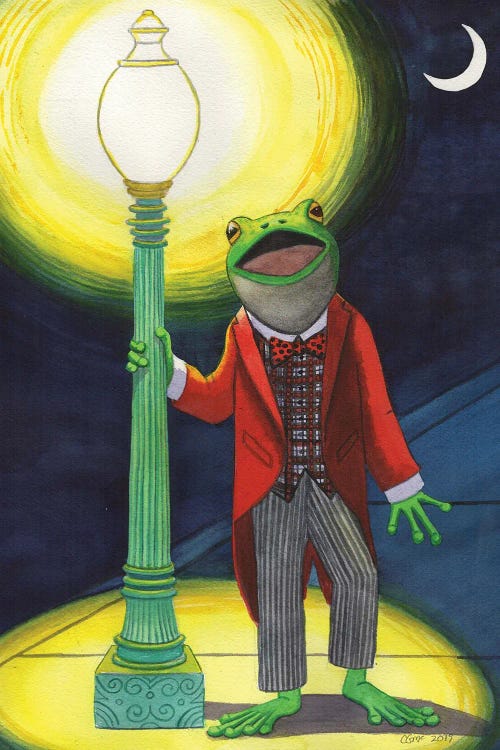 The Croaker by Catherine G McElroy wall art