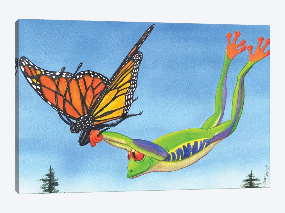 The Hang Glider by Catherine G McElroy 1-piece Art Print