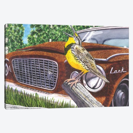 The Meadowlarks Canvas Print #CGM110} by Catherine G McElroy Canvas Artwork