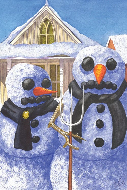 The Posers by Catherine G McElroy wall art