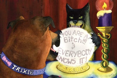 The Spirits Never Lie! by Catherine G McElroy canvas print