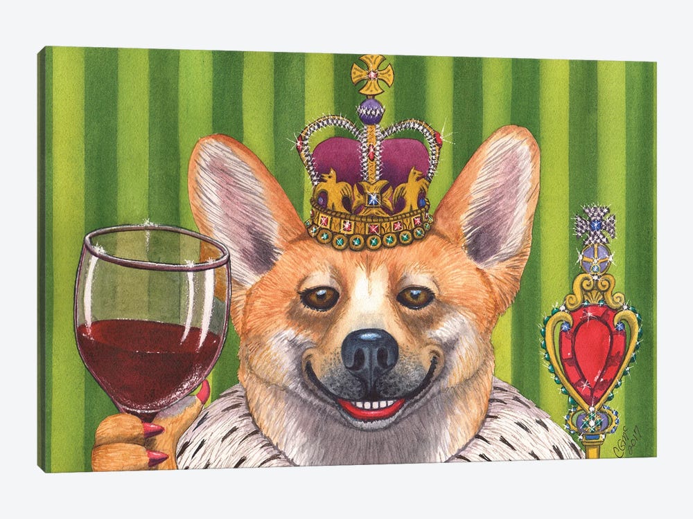 The Wining Queen by Catherine G McElroy 1-piece Art Print