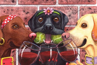 That Wining Bitch Has Balls by Catherine G McElroy canvas print