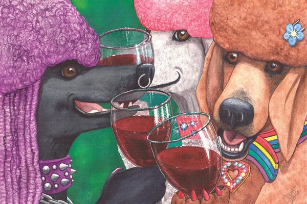 Poodles: Three Wining Bitches by Catherine G McElroy