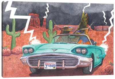 Thunderbirds Canvas Art Print - Ford