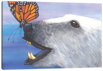 Tickles Canvas Art Print - Monarch Butterflies