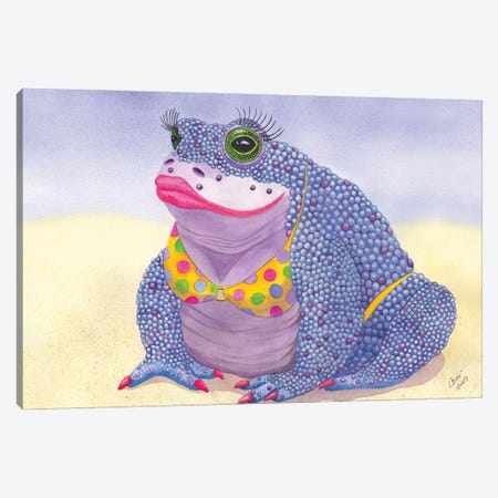 Toadaly Beautiful Canvas Print #CGM122} by Catherine G McElroy Art Print