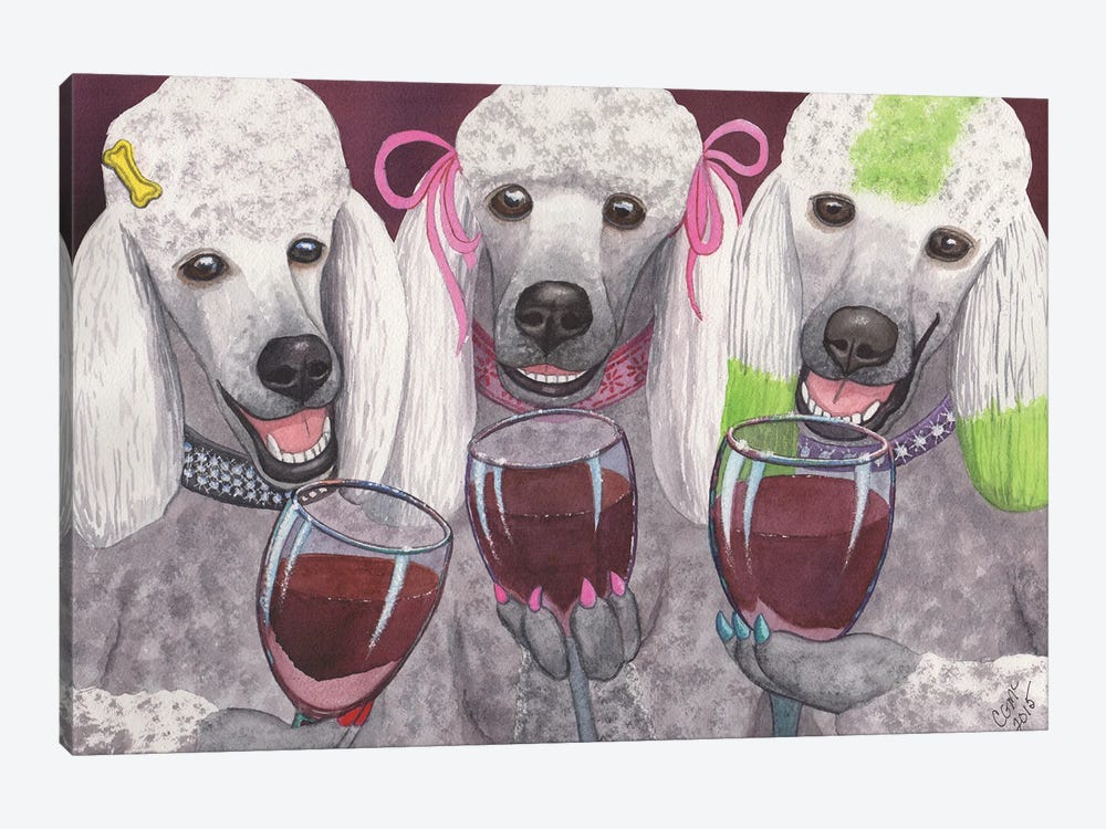 Wining Bitches by Catherine G McElroy 1-piece Art Print