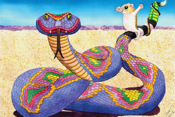 Mice: Wrangled Rainbow Rattler! by Catherine G McElroy