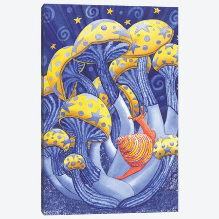 Magic Mushrooms Canvas Print #CGM146} by Catherine G McElroy Canvas Artwork