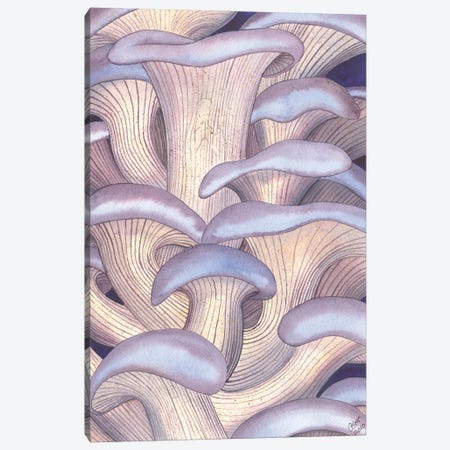 Mary Mushrooms Canvas Print #CGM147} by Catherine G McElroy Canvas Wall Art