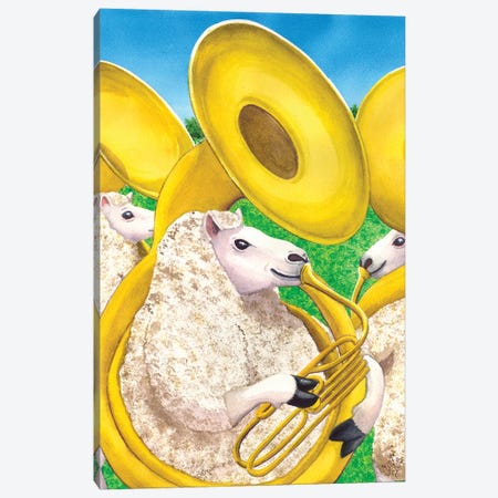 Big Horned Sheep Canvas Print #CGM14} by Catherine G McElroy Art Print