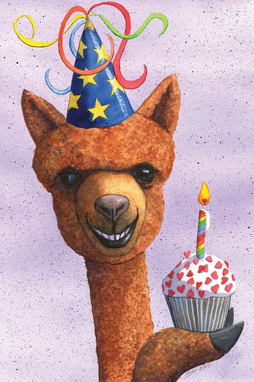 Birthday Alpaca