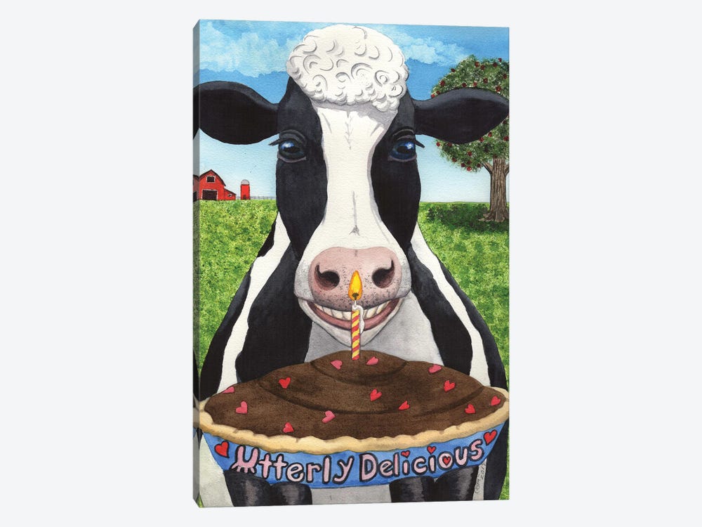 Cows Pie by Catherine G McElroy 1-piece Art Print