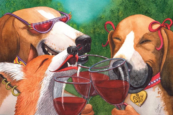 Catherine G McElroy: Foxy Winers by Catherine G McElroy