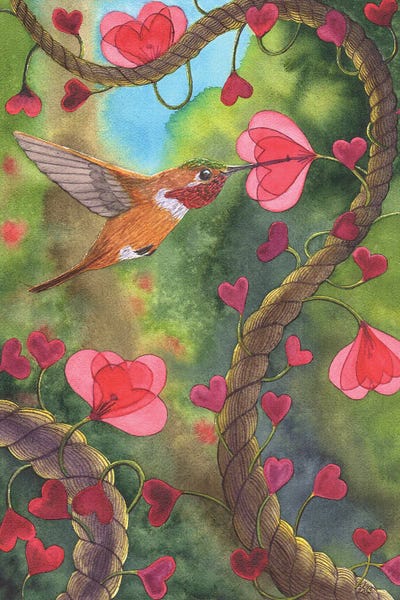 Hummingbirds: Heart Twine by Catherine G McElroy