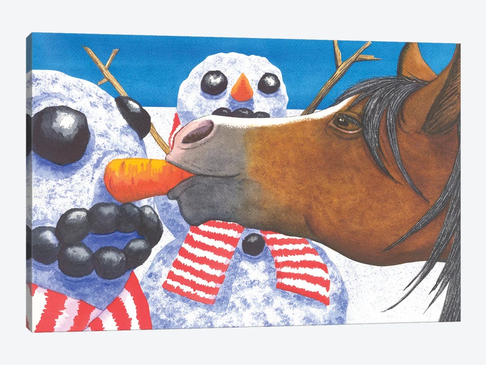 Horse Got Your Nose? by Catherine G McElroy 1-piece Art Print