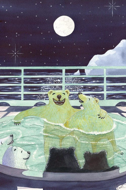 Hot Tubbin by Catherine G McElroy wall art