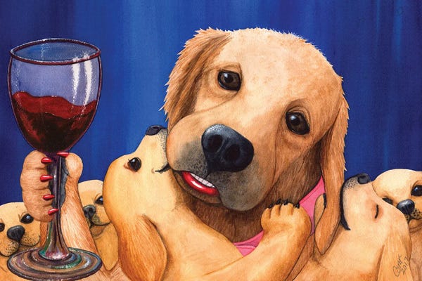 Puppies: It's 5 O'Clock Somewhere by Catherine G McElroy