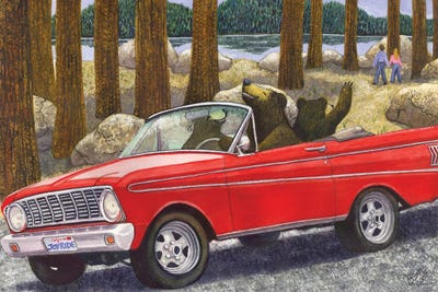 Joy Ride by Catherine G McElroy art print