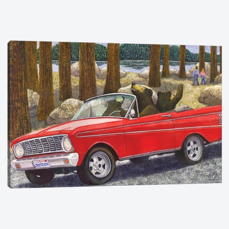 Joy Ride Canvas Print #CGM54} by Catherine G McElroy Art Print
