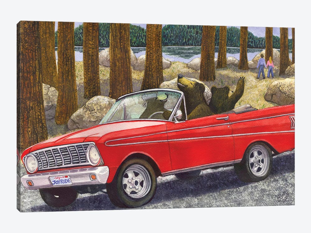 Joy Ride by Catherine G McElroy 1-piece Art Print