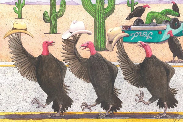 Cacti: Line Dancing by Catherine G McElroy