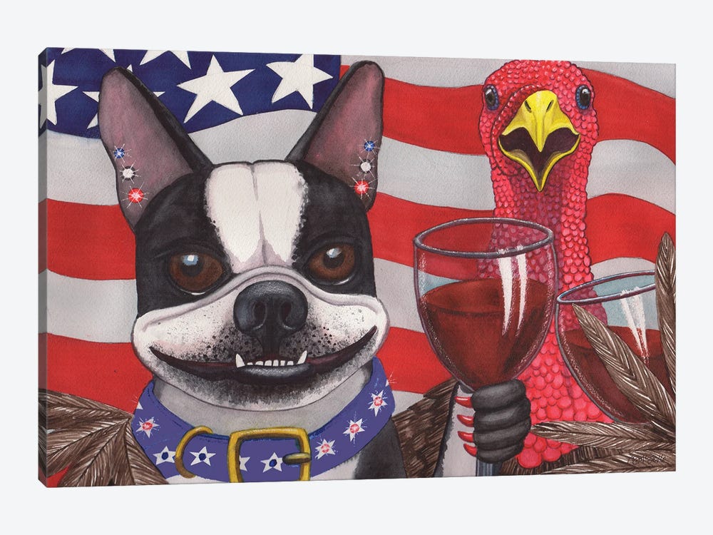 All American Wieners by Catherine G McElroy 1-piece Canvas Art