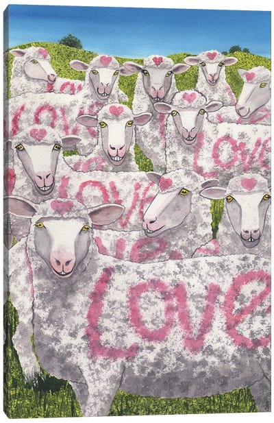 Love Ewes! Canvas Art Print - Catherine G McElroy